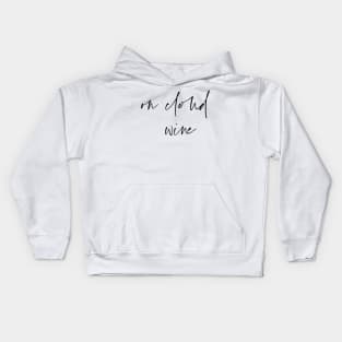 on cloud wine Kids Hoodie